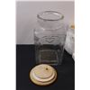 Image 5 : Glass Kitchen Jar - 11" x 6" & Scentsy "Mason Jar" (Needs Bulb, as is)
