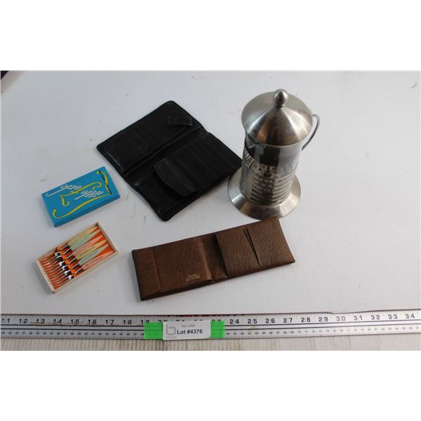 Mini Forks, Tea Jug and (2) Wallets