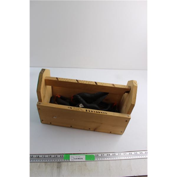 Claws and Wooden Tool Box