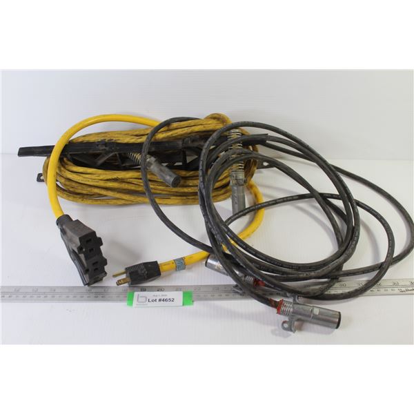 (2) 4 Pin Extension Cord - Multi Plug Cord