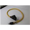 Image 4 : (2) 4 Pin Extension Cord - Multi Plug Cord