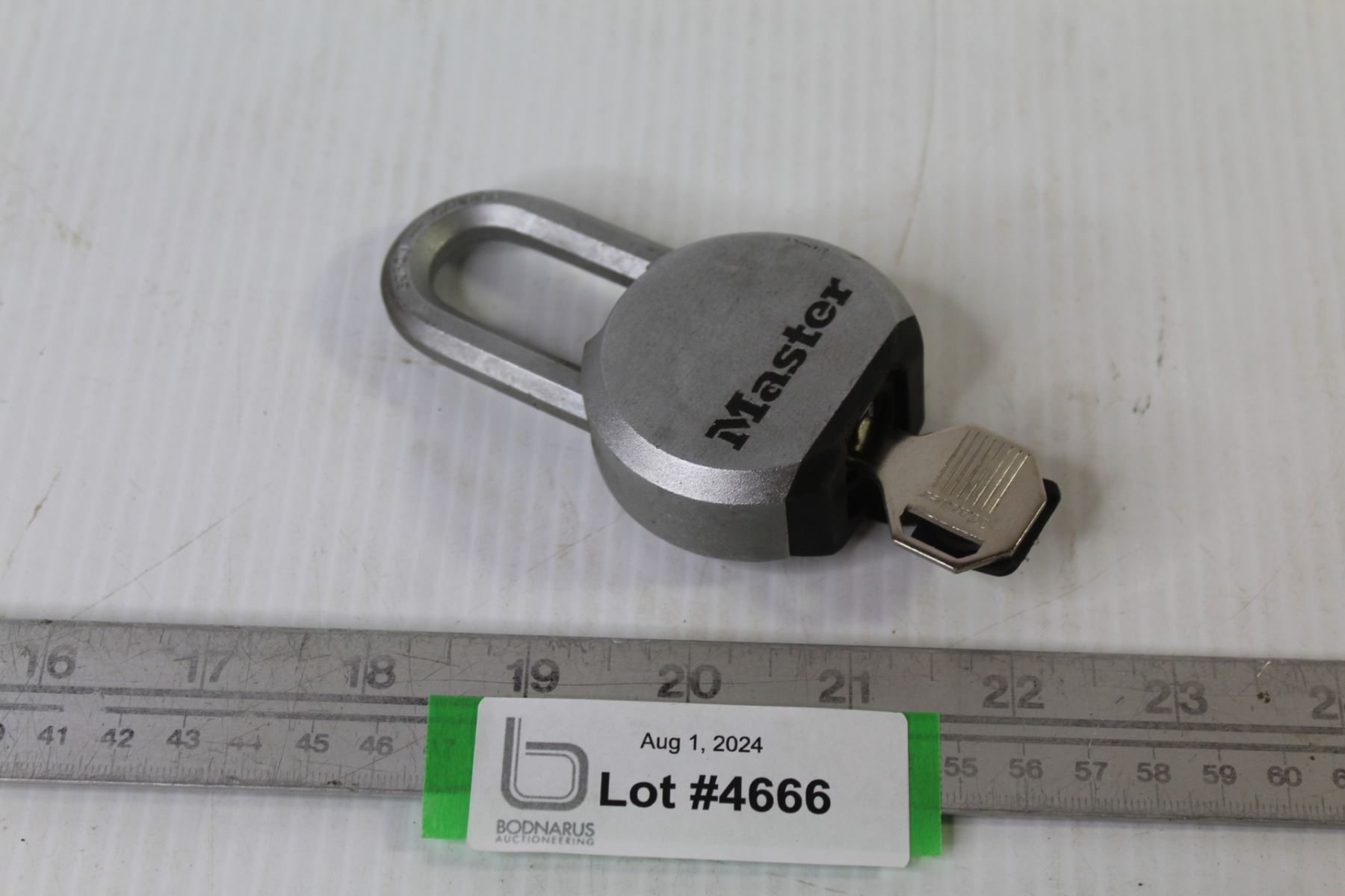 Master Padlock w/Key - Bodnarus Auctioneering