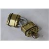 Image 2 : (2) Master Locks (one key works both) - Small Blue Organizer