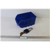 Image 1 : American Padlock w/Key - Small Blue Organizer