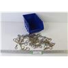 Pile of Cotter Pins or Hitch Safety Pins - Small Blue Organizer