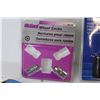 Image 2 : 12 Volt Triple Socket Adapter - (2) Wheel locks - 7 Pole RV Plug - Erickson Strap - Fuel System Repa