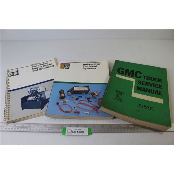 (3) Books - GMC Truck Service Manual - Automotive Electrical Systems - Automotive Engine Repair