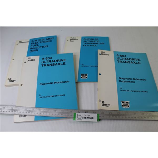 (4) Books - Diagnostic - Electronic Fuel Injection - Ultra Drive Transaxle - Chrysler Auto Transmiss
