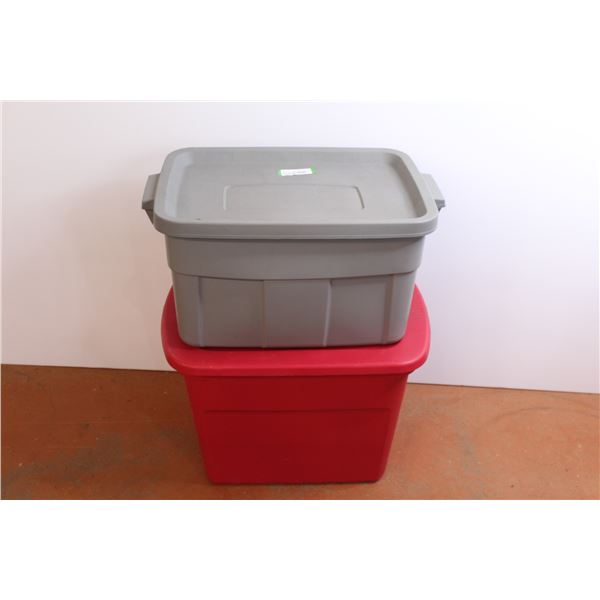 *(2) Totes w/Lids
