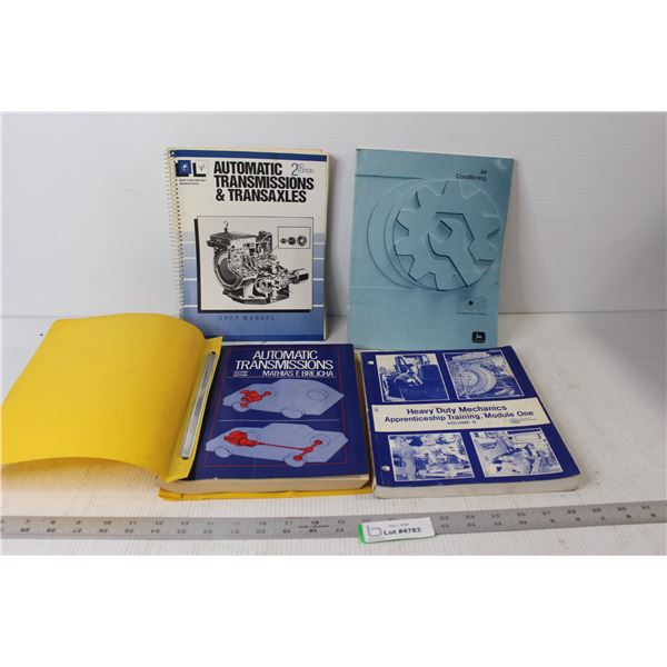 (4) Automotive Books - Automatic Transmissions, Heavy Duty Mechanics, Air Conditioning, Automatic Tr