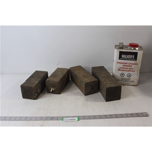 (4) Jack Blocks, Walker's Premium Lacquer Thinner
