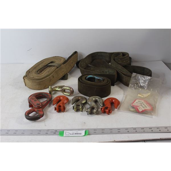 (5) Hooks, Tire Wrench Hook, (3) Tie Straps, Link Chain