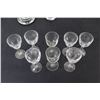 Image 4 : Assorted Clear Glass - Cups, Container, Lid