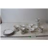 Image 1 : Butter Dish, (8) Cups, (4) Plates