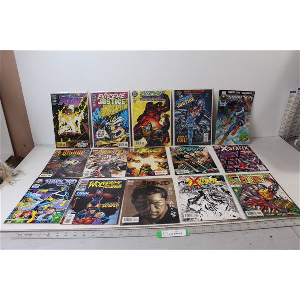 DC and Marvel - The Ray Comic, (3) Extreme Justice Comics, (2) Starlord Comics, Bishop Comic, Avenge