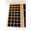 Image 2 : (3) Drawer Insert Trays (Velvet Lined) - 13.5" x 7" - Jewelry Organizers
