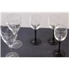 Image 3 : (5) Wine Glasses, Wine Glass Charms in Box