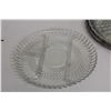 Image 3 : Lot: (3) Glass Serving Trays, (1) Silver Plated Platter, Ikea Wall Decor - 23" x 14"