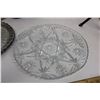 Image 4 : Lot: (3) Glass Serving Trays, (1) Silver Plated Platter, Ikea Wall Decor - 23" x 14"