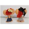 Image 4 : Vintage Pair of Mouse Dolls - 10.5" Tall