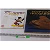 Image 1 : (2) Books: Disney Violin Songs Book & Egyptian Treasures