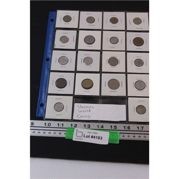 (18) Various World Coins: Jamaica, Deutschland, United States, Misc.