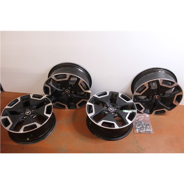 * (4) 2022 Ford Bronco Rims - Like New - Lug Nuts included 19.5'' x 19''