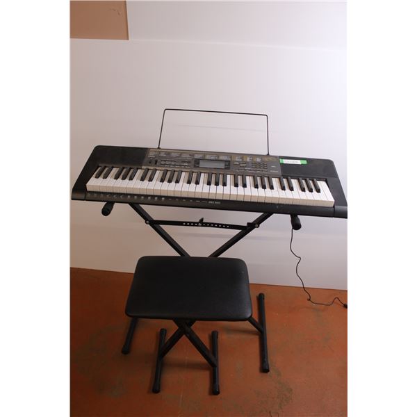 Casio Electric Piano & Stool - Works