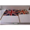 Image 1 : (2) Union Flags 17'' X 13'' Handle broken