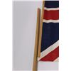 Image 4 : (2) Union Flags 17'' X 13'' Handle broken