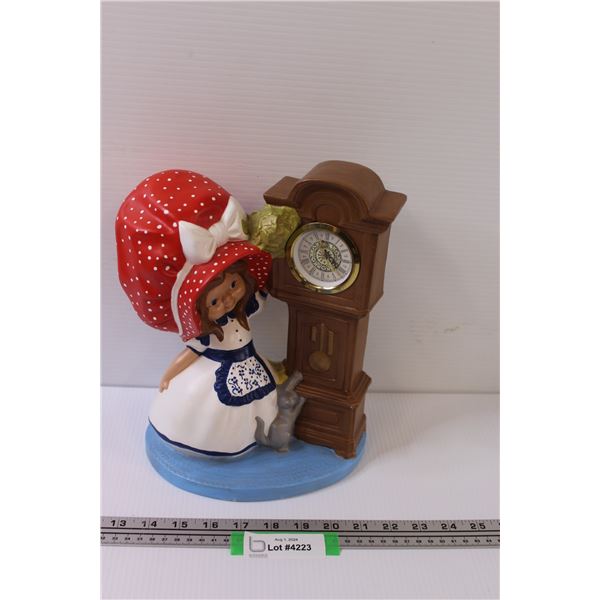 Winding Clock 10'' As is