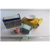 Image 1 : Avon Hurricane Lamp and Assorted Soap Dishes