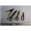 Image 1 : (4) Tin Snips