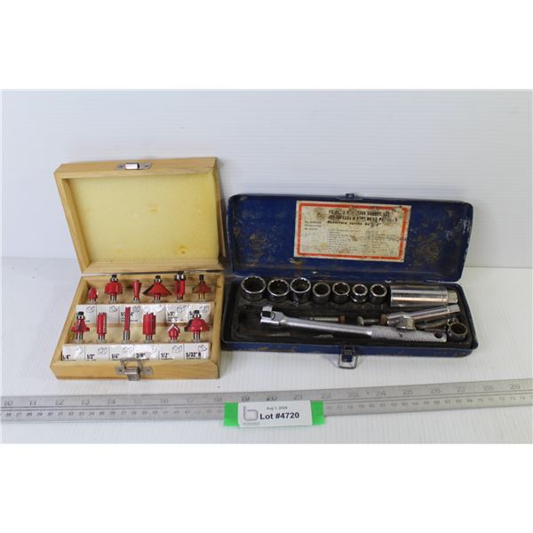 Rotor Bits in Case - Partial Socket Set