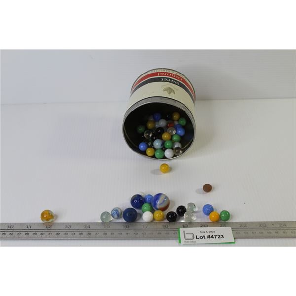 Marbles - Sweet Caporal Tin (no lid)