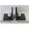 Image 1 : Marble Book Ends