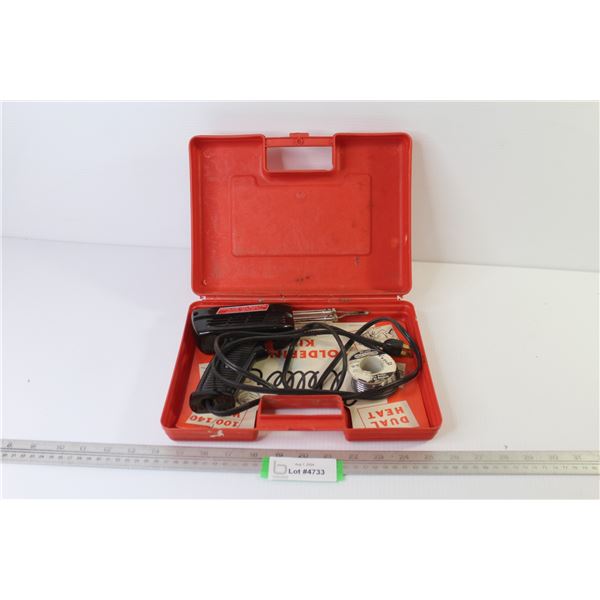 Soldering Gun w/Solder in Case (working)