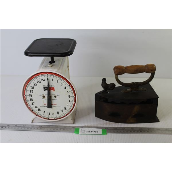 Cast Coal Iron w/Rooster Clasp - Hanson Utility Scale