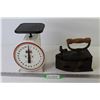 Image 1 : Cast Coal Iron w/Rooster Clasp - Hanson Utility Scale