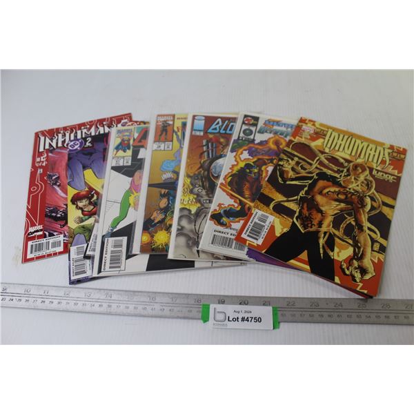 (8) Comics - Marvel - DC - Malibu