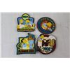 Image 5 : (5) Simpsons Fridge Magnets, Bart Simpson Wallet