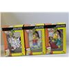 Image 3 : (3) Simpsons Holiday Ornaments and Display