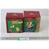 Image 1 : (2) Carlton Cards Simpsons Ornaments - Homer, Bart and Lisa