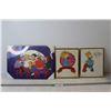 Image 1 : Duff Beer Simpsons Art - 16" x 11 1/2", Maggie Art, Bart Art - Both Measure 8 1/4" x 10 1/4"