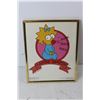 Image 4 : Duff Beer Simpsons Art - 16" x 11 1/2", Maggie Art, Bart Art - Both Measure 8 1/4" x 10 1/4"