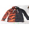 Image 1 : Small Orange Camo/Black Hoodie