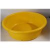 Image 2 : Big Yellow Plastic Bowl, Graniteware Campfire Pot