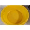 Image 3 : Big Yellow Plastic Bowl, Graniteware Campfire Pot
