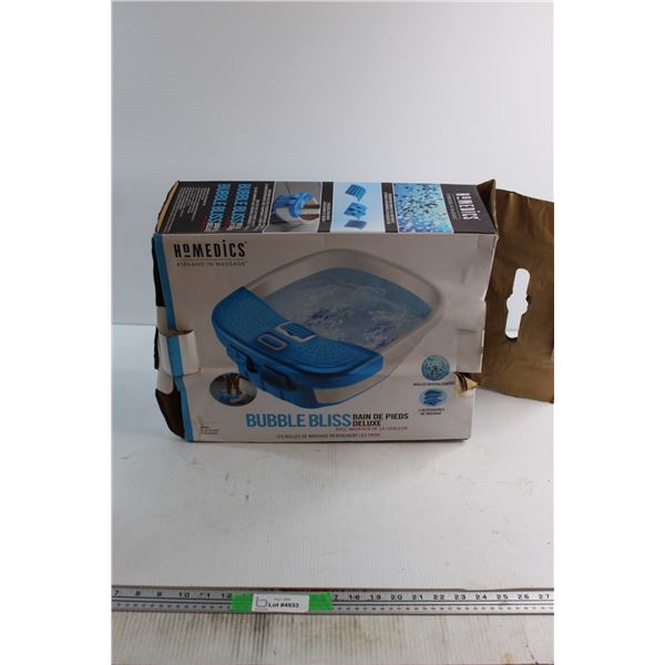 Homedics Bubble Bliss Deluxe Footbath - Untested