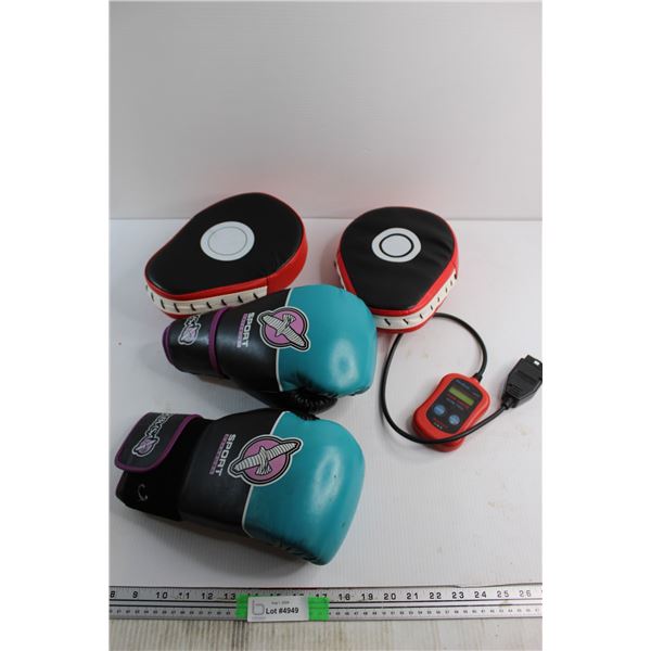 Hayabusa Boxing Gloves, Punching Pads and Maxi Scan Scan Tool